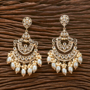 Indo Western Beads Earring With Gold Plating