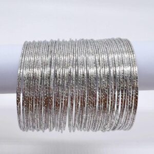 Minimilist Silver Bangles - Image 2