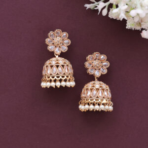 Jhumki With Gold Plating