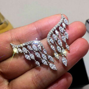 Waterfall cubic zirconia earrings - Image 2